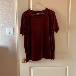 A velvet t shirt
